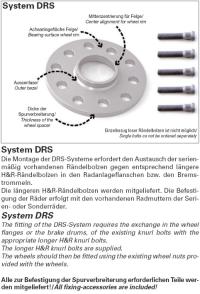 H&R TRAK+ Spurverbreiterungen DRS 10 mm pro Achse